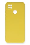 Mey İthalat®   Redmi 9C Kılıf Nano içi Kadife Silikon - Sarı