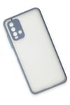 Mey İthalat®   Redmi 9T Kılıf Montreal Silikon Kapak - Gri