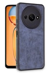 Mey İthalat®   Redmi A3 4G Kılıf Aras Deri Kapak - Lacivert