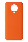 Mey İthalat®   Redmi K30 Pro Kılıf Nano içi Kadife Silikon - Turuncu