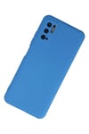 Mey İthalat®   Redmi Note 10 5G Kılıf Nano içi Kadife Silikon - Mavi
