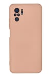 Mey İthalat®   Redmi Note 10 Kılıf Nano içi Kadife Silikon - Pudra