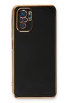 Mey İthalat®   Redmi Note 10 Kılıf Volet Silikon - Siyah