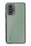 Mey İthalat®   Redmi Note 10 Pro Kılıf  Lensli Silikon - Yeşil