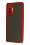 Mey İthalat®   Redmi Note 10 Pro Kılıf Montreal Silikon Kapak - Kırmızı