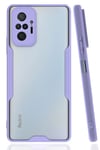 Mey İthalat®   Redmi Note 10 Pro Kılıf Platin Silikon - Lila