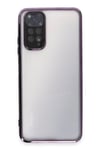 Mey İthalat®   Redmi Note 11 Kılıf  Lensli Silikon - Mor