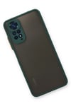 Mey İthalat®   Redmi Note 11 Kılıf Montreal Silikon Kapak - Yeşil