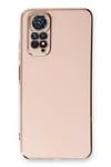 Mey İthalat®   Redmi Note 11 Kılıf Volet Silikon - Pembe