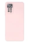 Mey İthalat®   Redmi Note 11 Pro Kılıf Nano içi Kadife Silikon - Pudra
