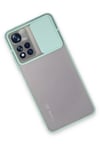 Mey İthalat®   Redmi Note 11 Pro Plus 5G Kılıf Palm Buzlu Kamera Sürgülü Silikon - Turkuaz