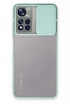 Mey İthalat®   Redmi Note 11 Pro Plus 5G Kılıf Palm Buzlu Kamera Sürgülü Silikon - Turkuaz