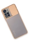 Mey İthalat®   Redmi Note 11 Pro Plus 5G Kılıf Palm Buzlu Kamera Sürgülü Silikon - Pembe