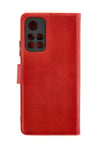 Mey İthalat®   Redmi Note 11T Kılıf Trend S Plus Kapaklı Kılıf - Kırmızı