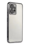 Mey İthalat®   Redmi Note 12 4G Kılıf  Lensli Silikon - Siyah