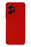 Mey İthalat®   Redmi Note 12 4G Kılıf Nano içi Kadife Silikon - Kırmızı