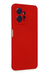 Mey İthalat®   Redmi Note 12 4G Kılıf Nano içi Kadife Silikon - Kırmızı