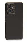 Mey İthalat®   Redmi Note 12 4G Kılıf Volet Silikon - Siyah