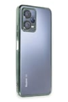 Mey İthalat®   Redmi Note 12 5G Kılıf  Lensli Silikon - Yeşil