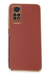 Mey İthalat®   Redmi Note 12 Pro 4G Kılıf Volet Silikon - Kırmızı