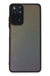 Mey İthalat®   Redmi Note 12 Pro 4G Kılıf Montreal Silikon Kapak - Siyah