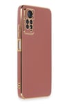 Mey İthalat®   Redmi Note 12 Pro 4G Kılıf Volet Silikon - Kırmızı