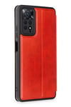 Mey İthalat®   Redmi Note 12 Pro 4G Kılıf Flip Cover - Kırmızı