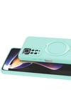 Mey İthalat®   Redmi Note 12 Pro 4G Regal Magsafe Standlı Kapak - Su Yeşili