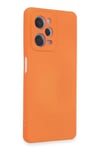 Mey İthalat®   Redmi Note 12 Pro 5G Kılıf Nano içi Kadife Silikon - Turuncu