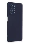Mey İthalat®   Redmi Note 12 Pro 5G Kılıf Nano içi Kadife Silikon - Lacivert