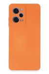 Mey İthalat®   Redmi Note 12 Pro 5G Kılıf Nano içi Kadife Silikon - Turuncu