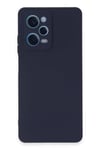 Mey İthalat®   Redmi Note 12 Pro 5G Kılıf Nano içi Kadife Silikon - Lacivert