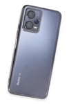 Mey İthalat®   Redmi Note 12 Pro 5G Kılıf  Lensli Silikon - Siyah