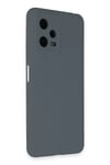 Mey İthalat®   Redmi Note 12 Pro 5G Kılıf Nano içi Kadife Silikon - Gri