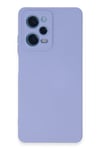 Mey İthalat®   Redmi Note 12 Pro 5G Kılıf Nano içi Kadife Silikon - Lila