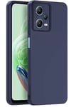 Mey İthalat®   Redmi Note 12 Pro 5G Kılıf Nano içi Kadife Silikon - Lacivert