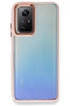 Mey İthalat®   Redmi Note 12S Kılıf Dora Kapak - Pudra