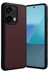 Mey İthalat®   Redmi Note 13 4G Kılıf Aras Deri Kapak - Bordo