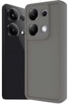 Mey İthalat®   Redmi Note 13 Pro 4G Kılıf Viera Silikon - Gri