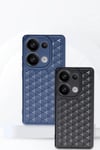 Mey İthalat®   Redmi Note 13 Pro 4G Kılıf Petek Silikon Kapak - Kırmızı