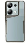 Mey İthalat®   Redmi Note 13 Pro 4G Kılıf Boyi Silikon Kapak - Titan Gri