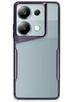 Mey İthalat®   Redmi Note 13 Pro 4G Kılıf Boyi Silikon Kapak - Derin Mor