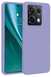 Mey İthalat®   Redmi Note 13 Pro 4G Kılıf First Silikon - Lila