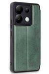 Mey İthalat®   Redmi Note 13 Pro 5G Kılıf Flip Cover - Koyu Yeşil