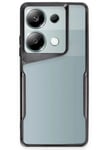 Mey İthalat®   Redmi Note 13 Pro 5G Kılıf Boyi Silikon Kapak - Siyah