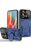 Mey İthalat®   Redmi Note 13 Pro 5G Kılıf Joy Lens Standlı Kapak - Lacivert