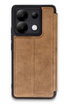 Mey İthalat®   Redmi Note 13 Pro 5G Kılıf Flip Cover - Taba