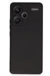 Mey İthalat®   Redmi Note 13 Pro Plus Kılıf Nano içi Kadife Silikon - Siyah