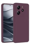 Mey İthalat®   Redmi Note 14 4G Kılıf First Silikon - Mürdüm