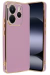 Mey İthalat®   Redmi Note 14 4G Kılıf Volet Silikon - Mor